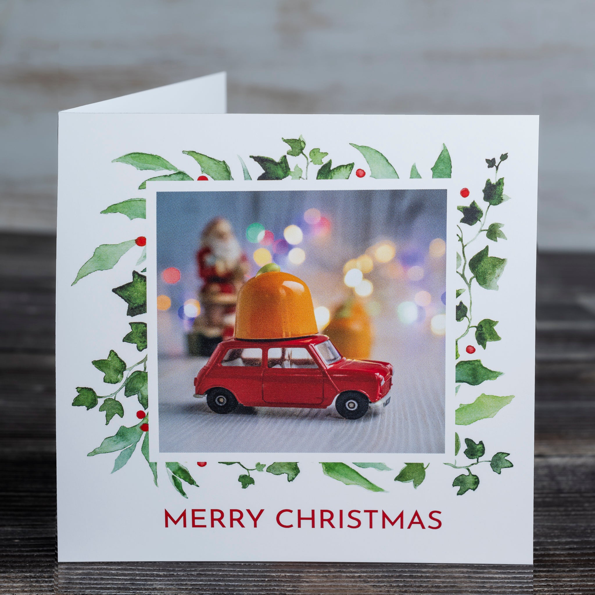 Merry Christmas - Holly Card
