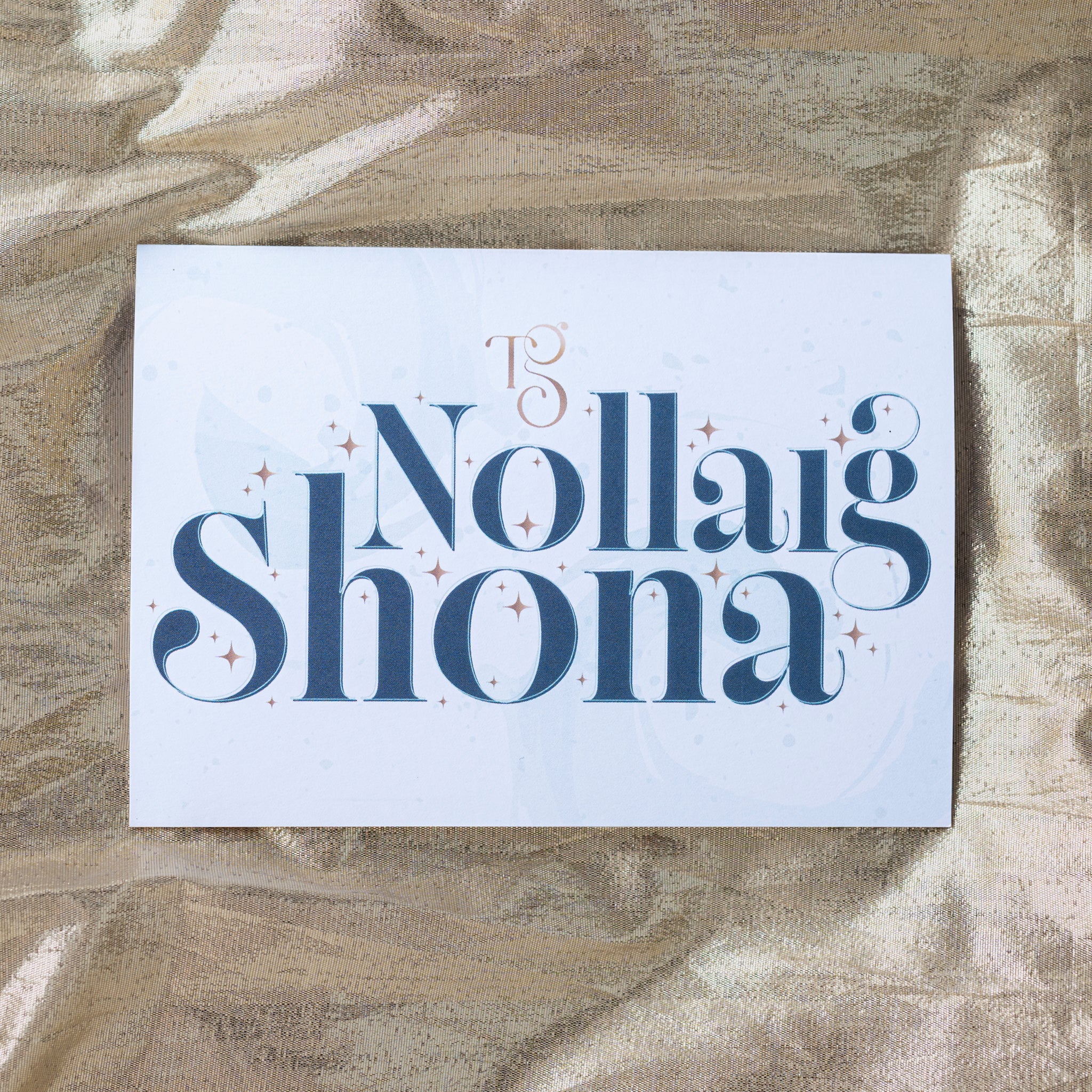 Nollaig Shona card